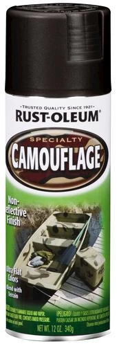 Rust-Oleum® Specialty Flat Black Camouflage Spray Paint - 12 Oz. 1 Rust-Oleum® Specialty Flat Black Camouflage Spray Paint - 12 Oz.