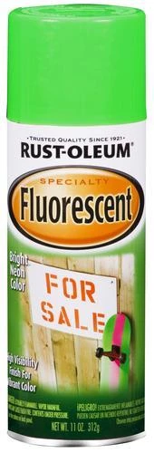 Rust-Oleum® Specialty Fluorescent Green Spray Paint - 11 Oz. 1 Rust-Oleum® Specialty Fluorescent Green Spray Paint - 11 Oz.