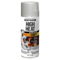 Rust-Oleum® Stops Rust® Flat Aluminum Automotive High-Heat Enamel Spray Paint - 12 Oz. -Rust-Oleum Sales 248904canshot