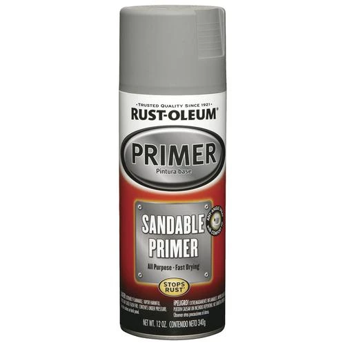 Rust-Oleum® Stops Rust® Gray Sandable Primer Spray - 12 Oz. 1 Rust-Oleum® Stops Rust® Gray Sandable Primer Spray - 12 Oz.