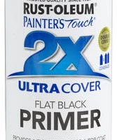 Rust-Oleum® Painter's Touch® 2X Ultra Cover® Flat Black Primer Spray - 12 Oz.