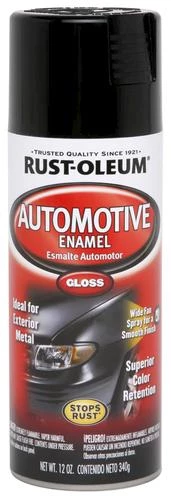 Rust-Oleum® Stops Rust® Gloss Black Automotive Enamel Spray Paint - 12 Oz. 1 Rust-Oleum® Stops Rust® Gloss Black Automotive Enamel Spray Paint - 12 Oz.