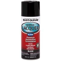 Rust-Oleum® Acrylic Lacquer Gloss Black Automotive Spray Paint - 12 Oz.