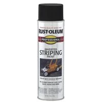 Rust-Oleum® Professional Flat Black Inverted Striping Spray Paint - 18 Oz.