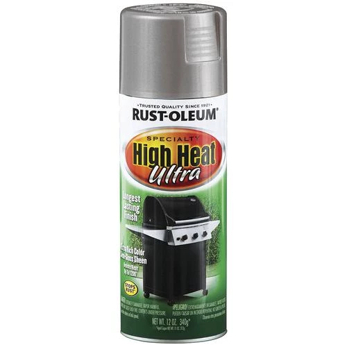 Rust-Oleum® Specialty Semi-Gloss Silver High-Heat Ultra Spray Paint - 12 Oz. 1 Rust-Oleum® Specialty Semi-Gloss Silver High-Heat Ultra Spray Paint - 12 Oz.
