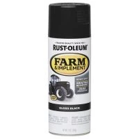 Rust-Oleum® Gloss Black Farm & Implement Spray Paint - 12 Oz.