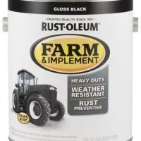 Rust-Oleum® Farm & Implement Gloss Black Enamel Paint - 1 Gal.