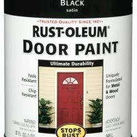 Rust-Oleum® Stops Rust® Interior/Exterior Black Door Paint - 1 Qt.
