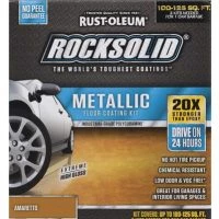 Rust-Oleum® RockSolid® Polycuramine® High-Gloss Amaretto Metallic Floor Coating Kit - 70 Oz.