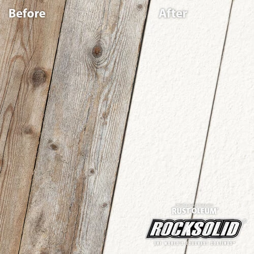 Rust-Oleum® RockSolid® 20X White Deck Resurfacer - 1 Gal. 2 Rust-Oleum® RockSolid® 20X White Deck Resurfacer - 1 Gal. - Image 2