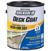 Rust-Oleum® RockSolid® 6X White Deck Coat - 1 Gal. 8 Rust-Oleum® RockSolid® 6X White Deck Coat - 1 Gal. -Rust-Oleum Sales 300113canshot