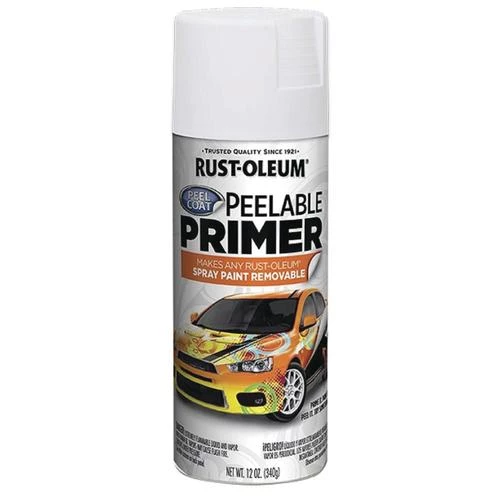 Rust-Oleum® Peel Coat® Peelable Automotive Primer Spray - 12 Oz. 1 Rust-Oleum® Peel Coat® Peelable Automotive Primer Spray - 12 Oz.