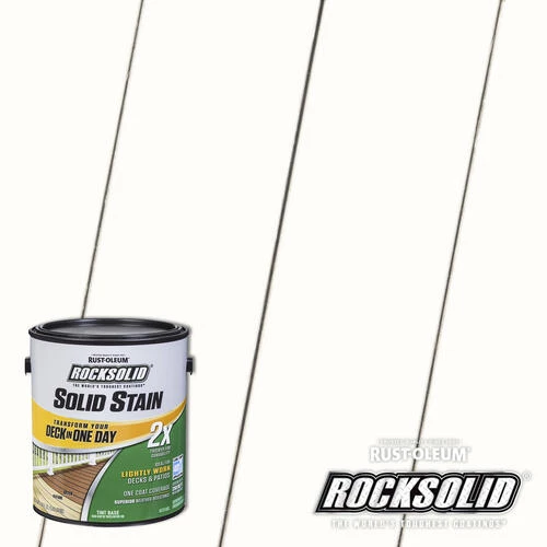 Rust-Oleum® RockSolid® 2X White Deck Coat - 1 Gal. 1 Rust-Oleum® RockSolid® 2X White Deck Coat - 1 Gal.