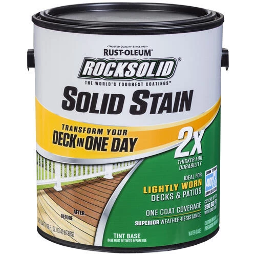Rust-Oleum® RockSolid® 2X White Deck Coat - 1 Gal. 3 Rust-Oleum® RockSolid® 2X White Deck Coat - 1 Gal. - Image 3