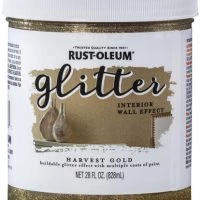 Rust-Oleum® Harvest Gold Glitter Interior Wall Paint - 28 Oz.