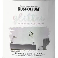 Rust-Oleum® Iridescent Clear Glitter Interior Wall Paint - 1 Qt.