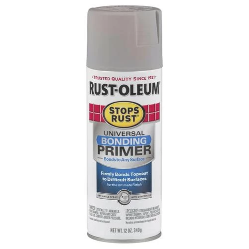 Rust-Oleum® Stops Rust® Flat Gray Universal Bonding Primer Spray Paint - 12 Oz. 1 Rust-Oleum® Stops Rust® Flat Gray Universal Bonding Primer Spray Paint - 12 Oz.