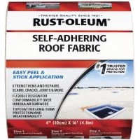 Rust-Oleum Roofing Self- Adhering Roof Fabric 4'' X 16'