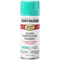 Rust-Oleum® Stops Rust® Gloss Deep Mint Rust Preventative Spray Paint - 12 Oz. -Rust-Oleum Sales 347027canimage