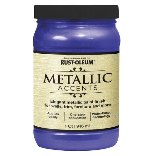 Rust-Oleum® Metallic Accents Amethyst Paint - 1 Qt. 1 Rust-Oleum® Metallic Accents Amethyst Paint - 1 Qt.
