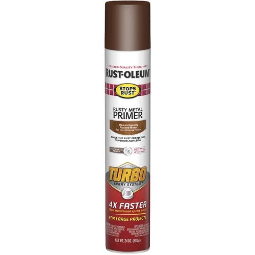 Rust-Oleum® Stops Rust® Turbo Spray System™ Rusty Metal Primer Spray - 24 Oz. 1 Rust-Oleum® Stops Rust® Turbo Spray System™ Rusty Metal Primer Spray - 24 Oz.