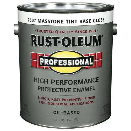 Rust-Oleum® Stops Rust® Professional Gloss Protective Enamel Metal Paint Masstone Tint Base - 1 Gal. 1 Rust-Oleum® Stops Rust® Professional Gloss Protective Enamel Metal Paint Masstone Tint Base - 1 Gal.
