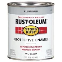 Rust-Oleum® Stops Rust® Aluminum Protective Enamel Metal Paint - 1 Qt.