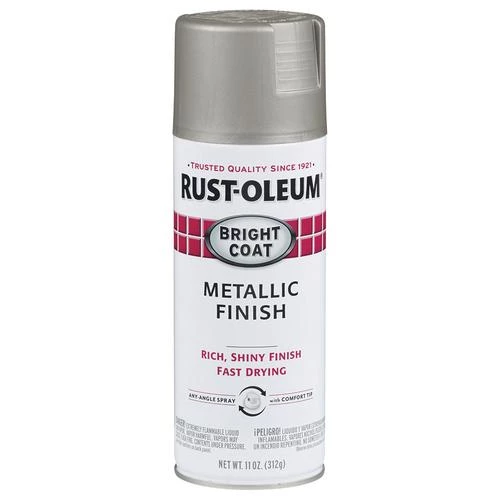 Rust-Oleum® Stops Rust® Bright Coat Metallic Aluminum General Purpose Spray Paint - 11 Oz. 1 Rust-Oleum® Stops Rust® Bright Coat Metallic Aluminum General Purpose Spray Paint - 11 Oz.
