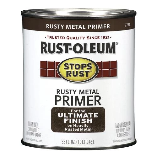 Rust-Oleum® Stops Rust® Oil-Base Rusty Metal Primer - 1 Qt. 1 Rust-Oleum® Stops Rust® Oil-Base Rusty Metal Primer - 1 Qt.
