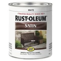 Rust-Oleum® Stops Rust® Satin White Protective Enamel Metal Paint - 1 Qt.