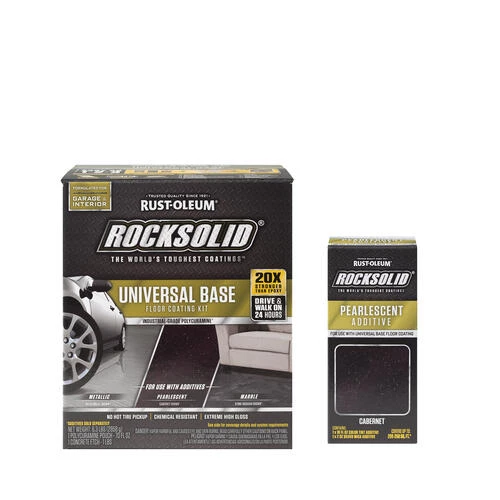Rust-Oleum® RockSolid® Polycuramine® Cabernet Pearlescent Floor Coating Kit - 70 Oz. 1 Rust-Oleum® RockSolid® Polycuramine® Cabernet Pearlescent Floor Coating Kit - 70 Oz.