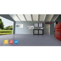 Rust-Oleum® EPOXYSHIELD® Gloss Gray 2.5-Car Garage Floor Coating Kit - 240 Oz. -Rust-Oleum Sales GrayChipBeauty new