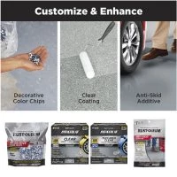 Rust-Oleum® RockSolid® Polycuramine® High-Gloss Black 1-Car Garage Floor Coating Kit - 90 Oz. -Rust-Oleum Sales RSCustomize