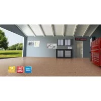 Rust-Oleum® EPOXYSHIELD® Gloss Tan 1-Car Garage Floor Coating Kit - 120 Oz. -Rust-Oleum Sales TanChipBeauty