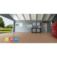 Rust-Oleum® EPOXYSHIELD® Gloss Tan 1-Car Garage Floor Coating Kit - 120 Oz. -Rust-Oleum Sales TanNoChipBeauty