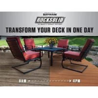 Rust-Oleum® RockSolid® 20X White Deck Resurfacer - 1 Gal. 11 Rust-Oleum® RockSolid® 20X White Deck Resurfacer - 1 Gal. -Rust-Oleum Sales deckinoneday 2