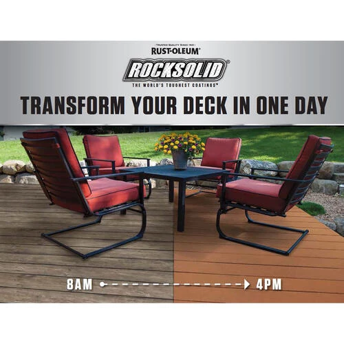Rust-Oleum® RockSolid® 20X White Deck Resurfacer - 1 Gal. 6 Rust-Oleum® RockSolid® 20X White Deck Resurfacer - 1 Gal. - Image 6